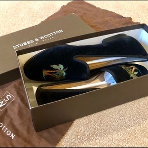 NEW Stubbs and Wootton Black Velvet Palm Trees 10